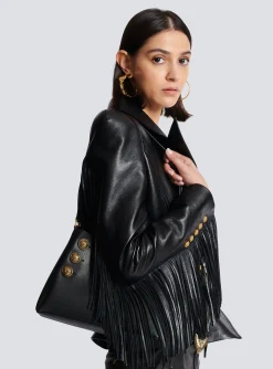 New Embl&egrave;me Handbag In Grained Leather Women Shoulder Bags|Handbags