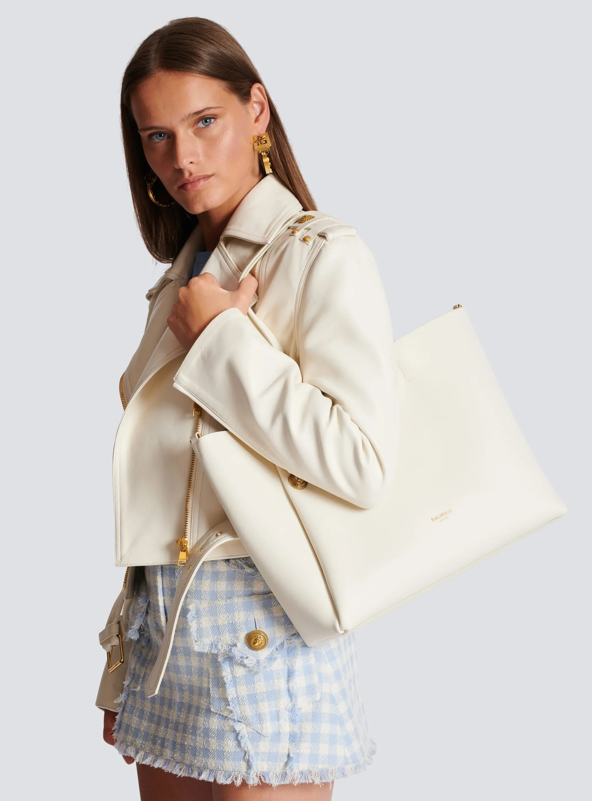 Discount Emblème Leather Tote Bag Women Tote Bags|Shoulder Bags