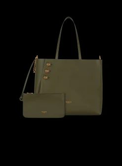 Flash Sale Emblème Leather Tote Bag Women Tote Bags|Shoulder Bags