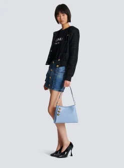 Best Embl&egrave;me Shoulder Bag In Grained Calfskin Women Shoulder Bags|Emblème Bags
