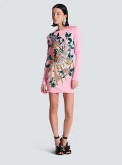 Sale Embroidered Roses Dress Women Dresses