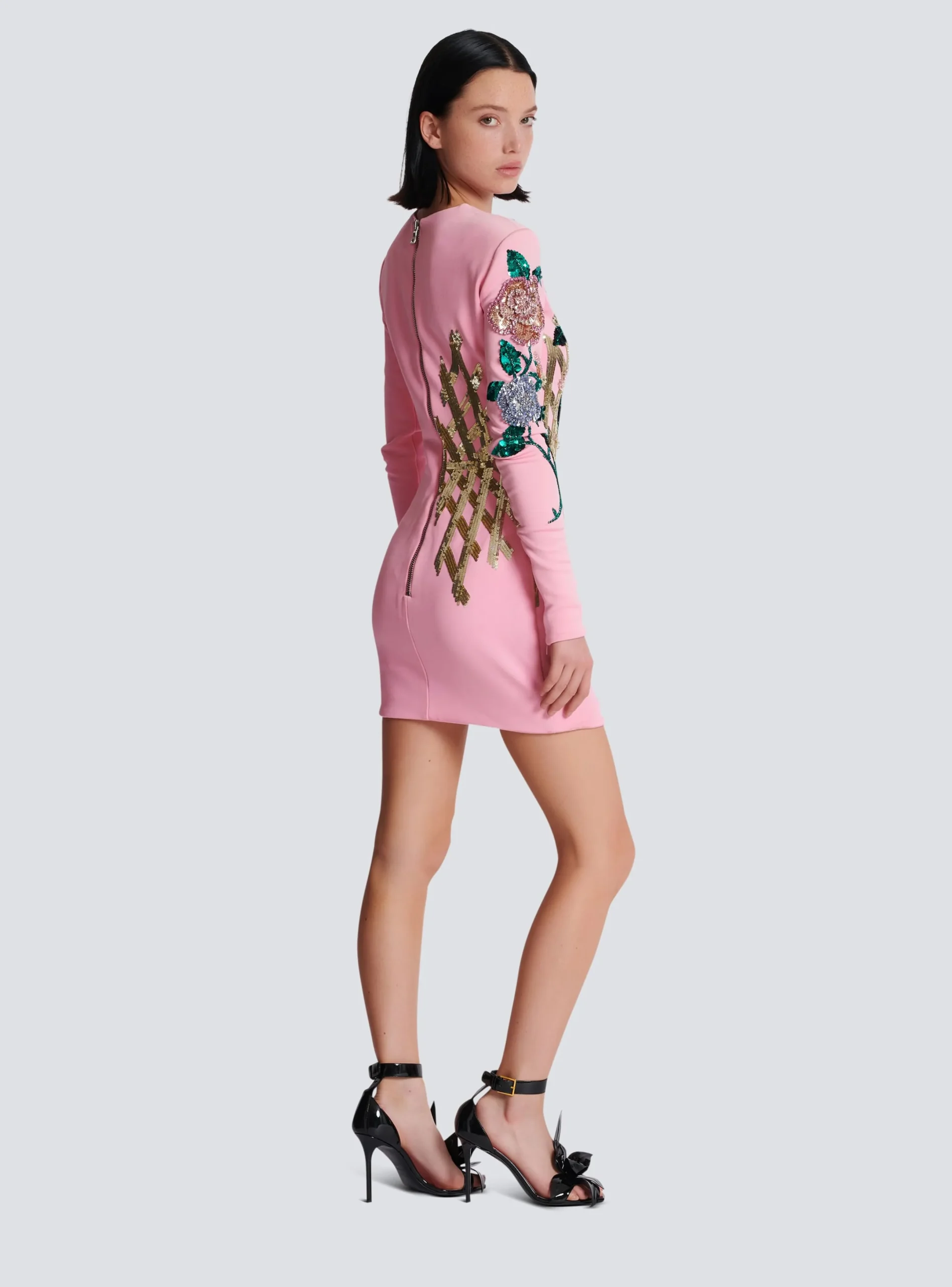 Sale Embroidered Roses Dress Women Dresses
