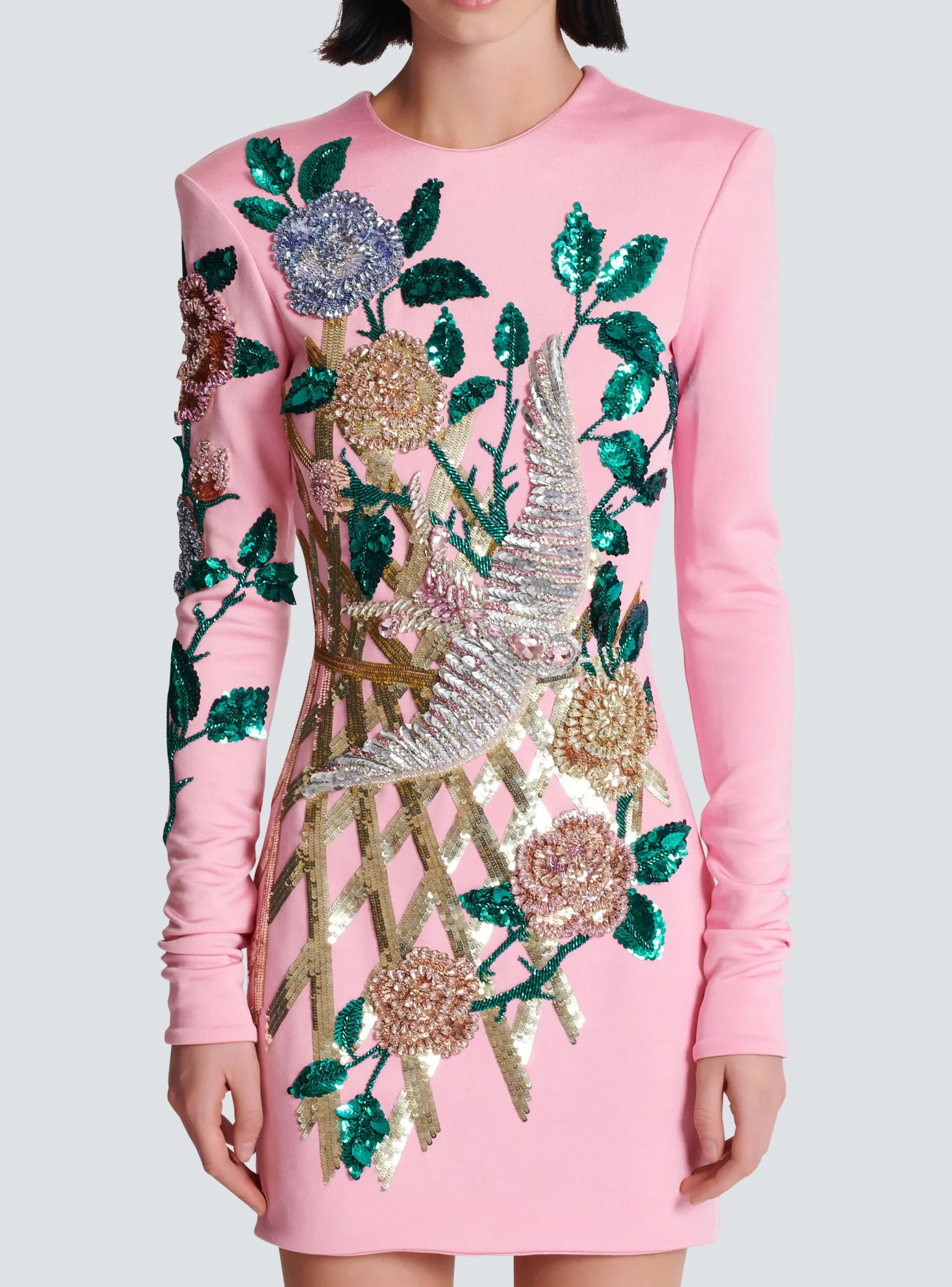 Sale Embroidered Roses Dress Women Dresses