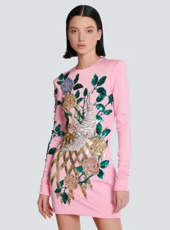 Sale Embroidered Roses Dress Women Dresses