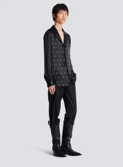 Sale Embroidered Silk Stars Shirt Shirts And Polos