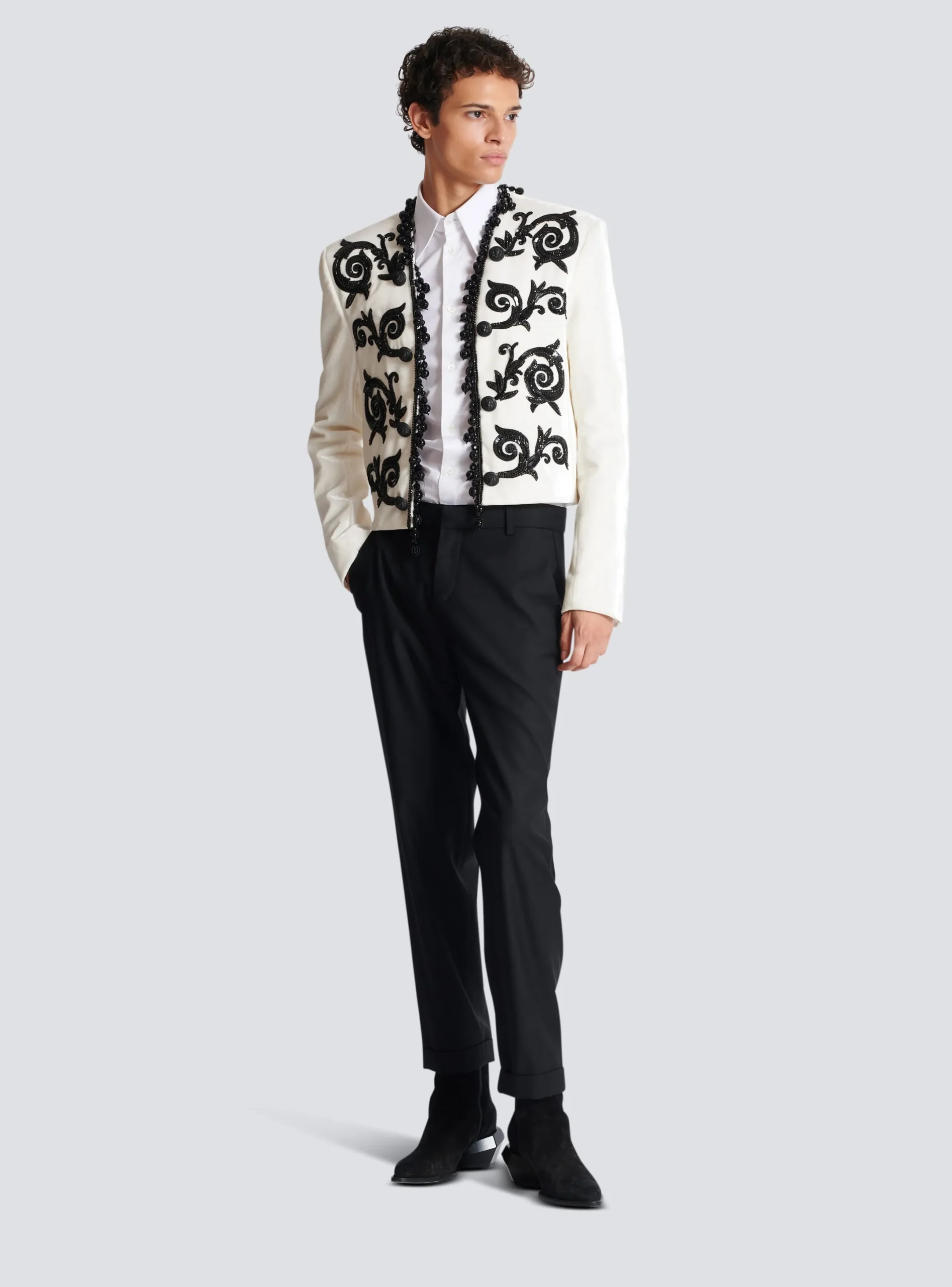 Discount Embroidered Velvet Spencer Jacket Jackets And Blazers