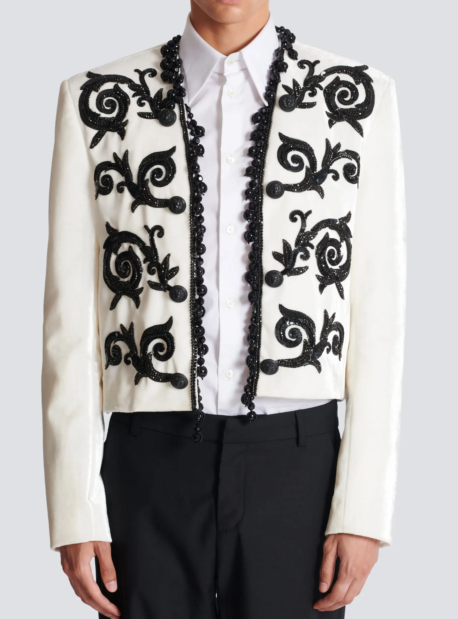 Discount Embroidered Velvet Spencer Jacket Jackets And Blazers