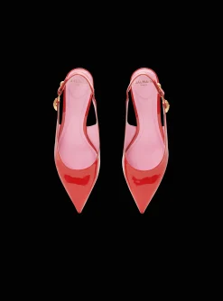 Best Eva Kitten Slingbacks In Patent Leather Women Boots|High Heels & Pumps