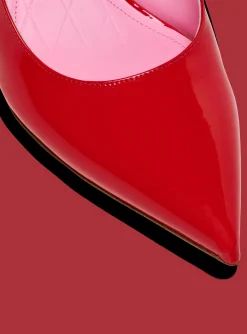 Best Eva Kitten Slingbacks In Patent Leather Women Boots|High Heels & Pumps