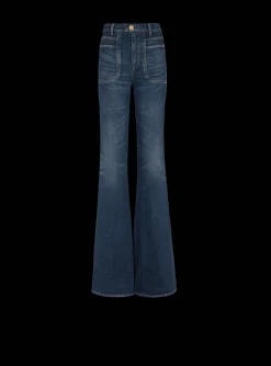 Fashion Flared Denim Jeans Women Denim