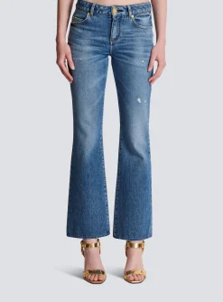 Online Flared Denim Jeans Women Denim