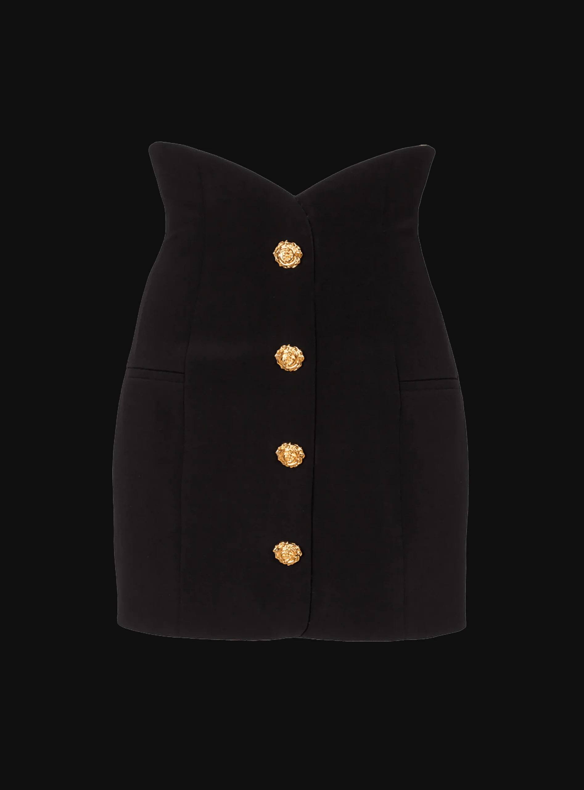New Flared Double Crepe Tulip Skirt Women Skirts