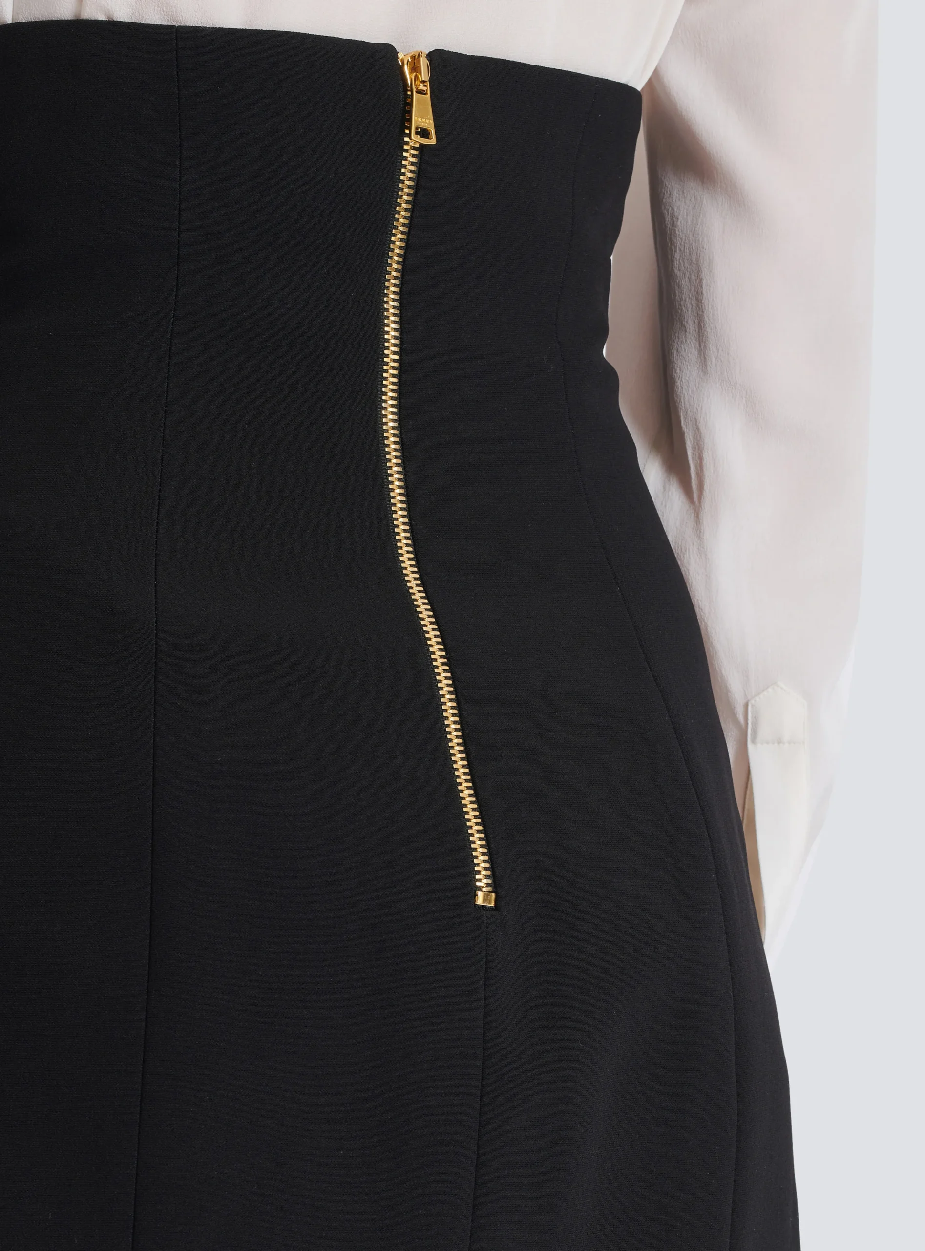 New Flared Double Crepe Tulip Skirt Women Skirts