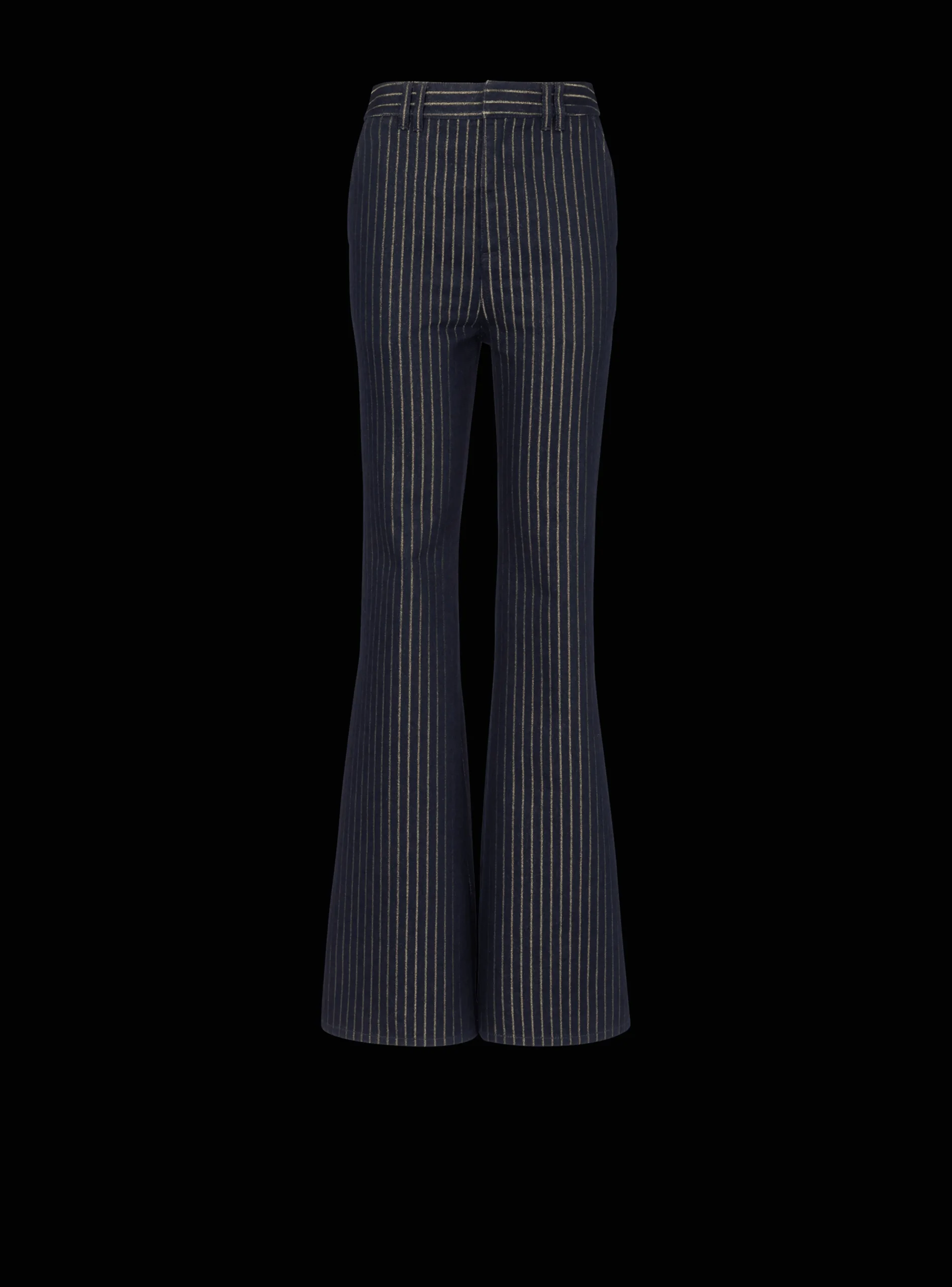 Best Flared Jeans With Lurex Stripes Women Denim