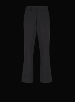 Sale Flared Trousers In Double Crepe Trousers And Shorts