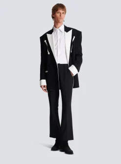 Sale Flared Trousers In Double Crepe Trousers And Shorts