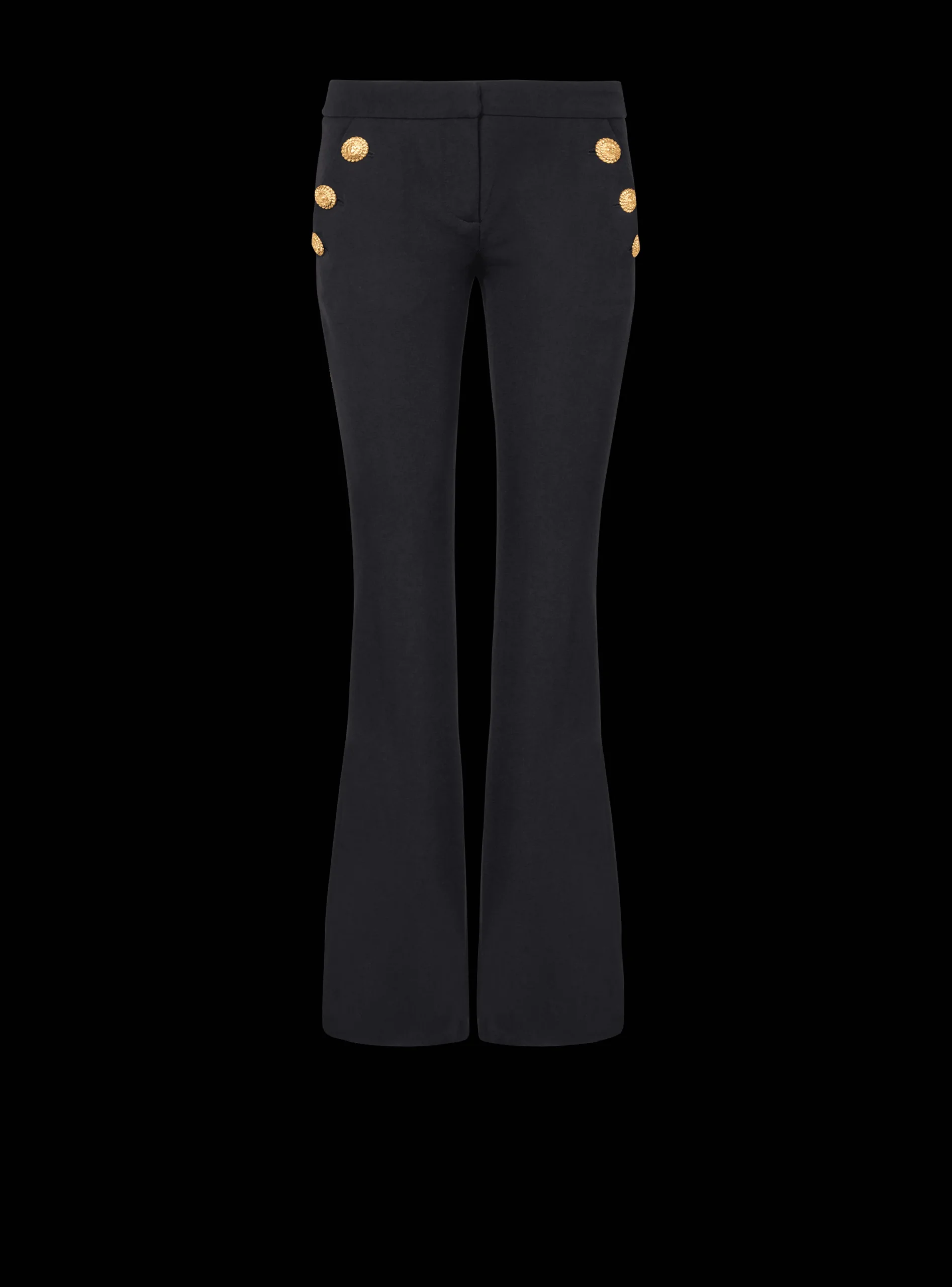 New Flared Trousers With Buttons Women Trousers And Shorts