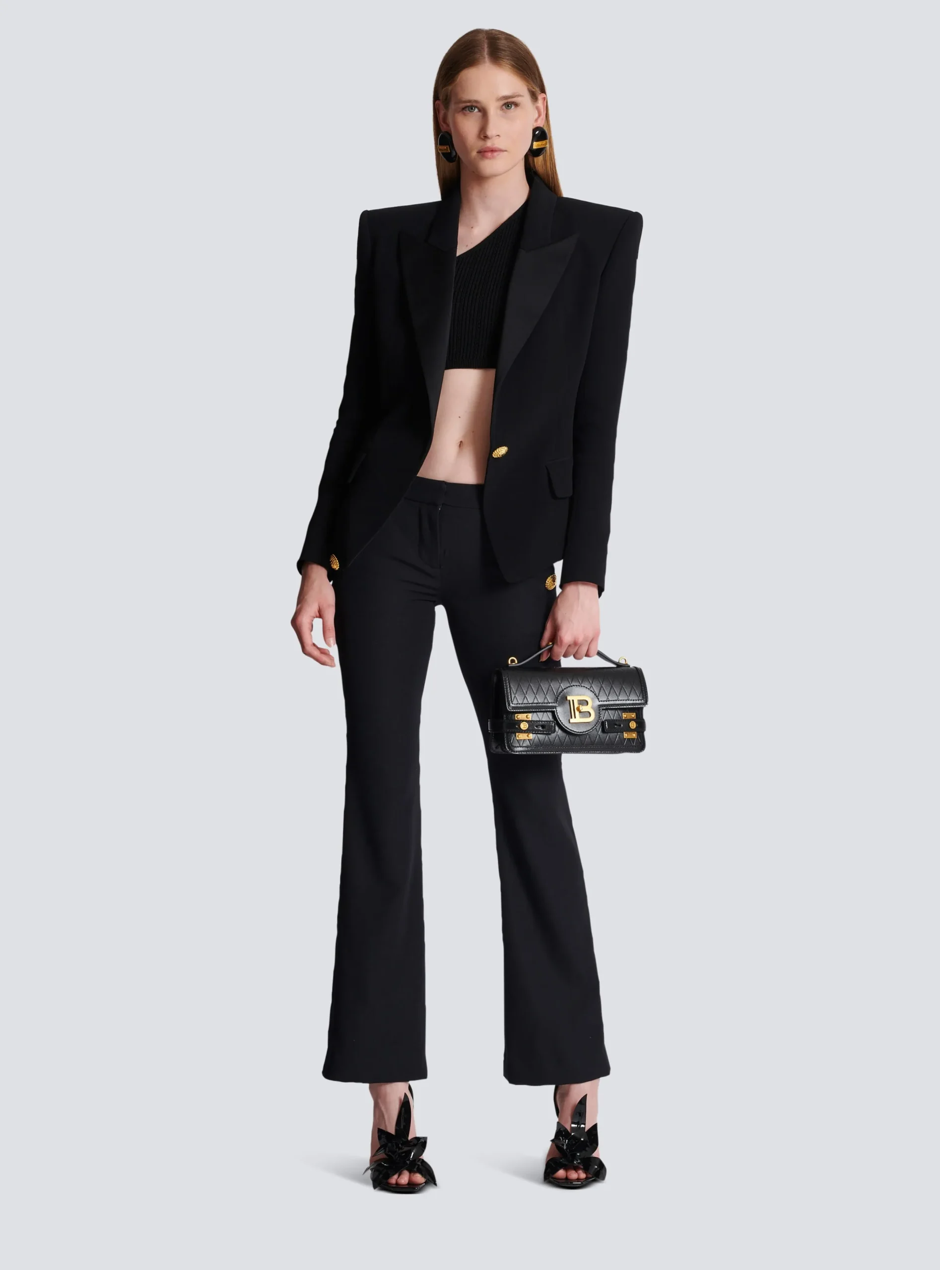 New Flared Trousers With Buttons Women Trousers And Shorts