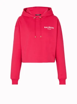 Clearance Flocked Paris Hoodie Women Sweatshirts
