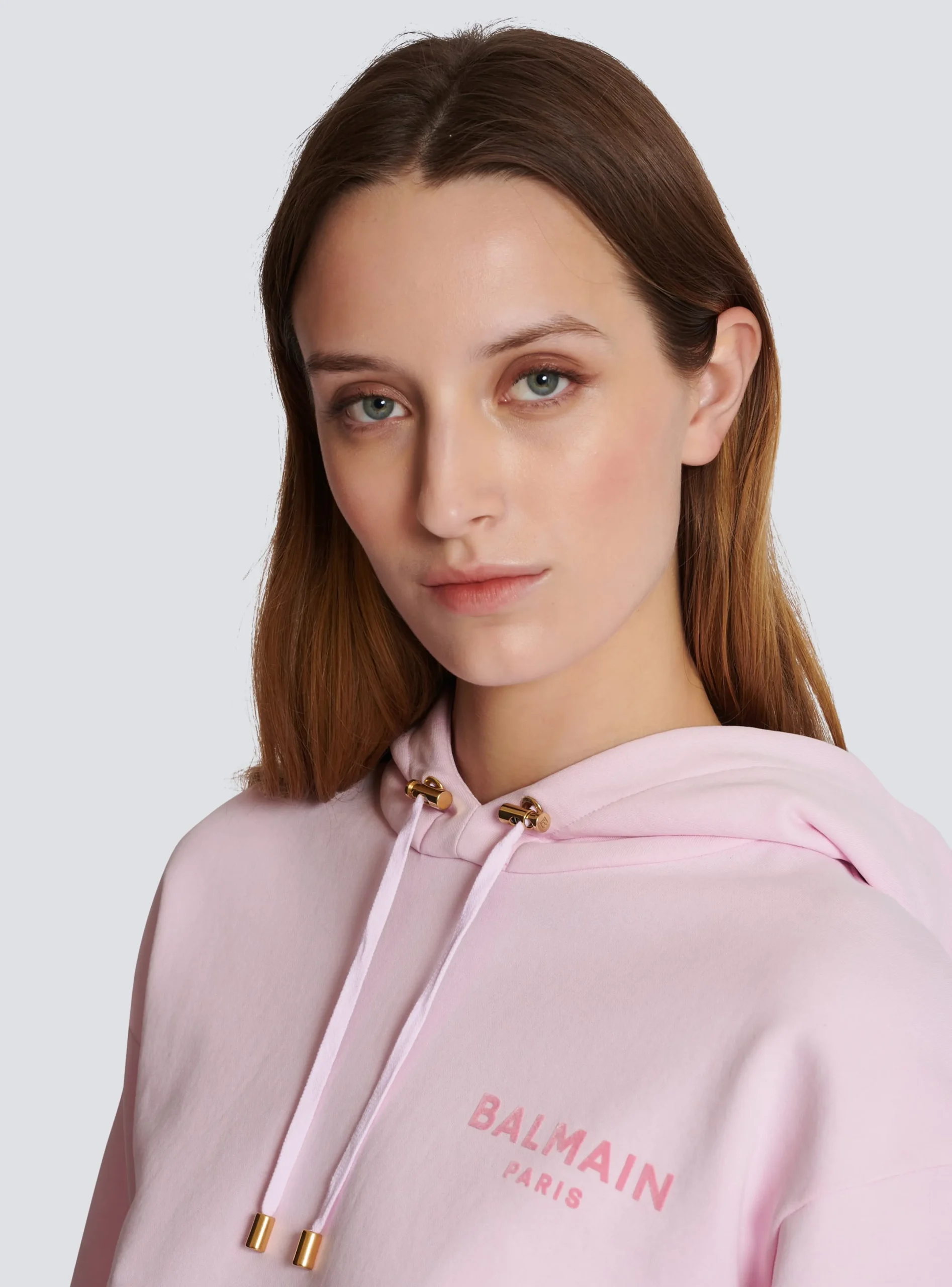 Fashion Flocked Paris Hoodie Women Sweatshirts