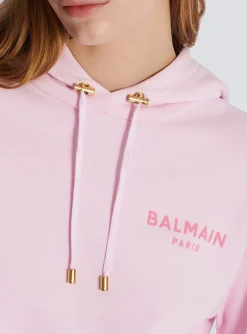 Fashion Flocked Paris Hoodie Women Sweatshirts