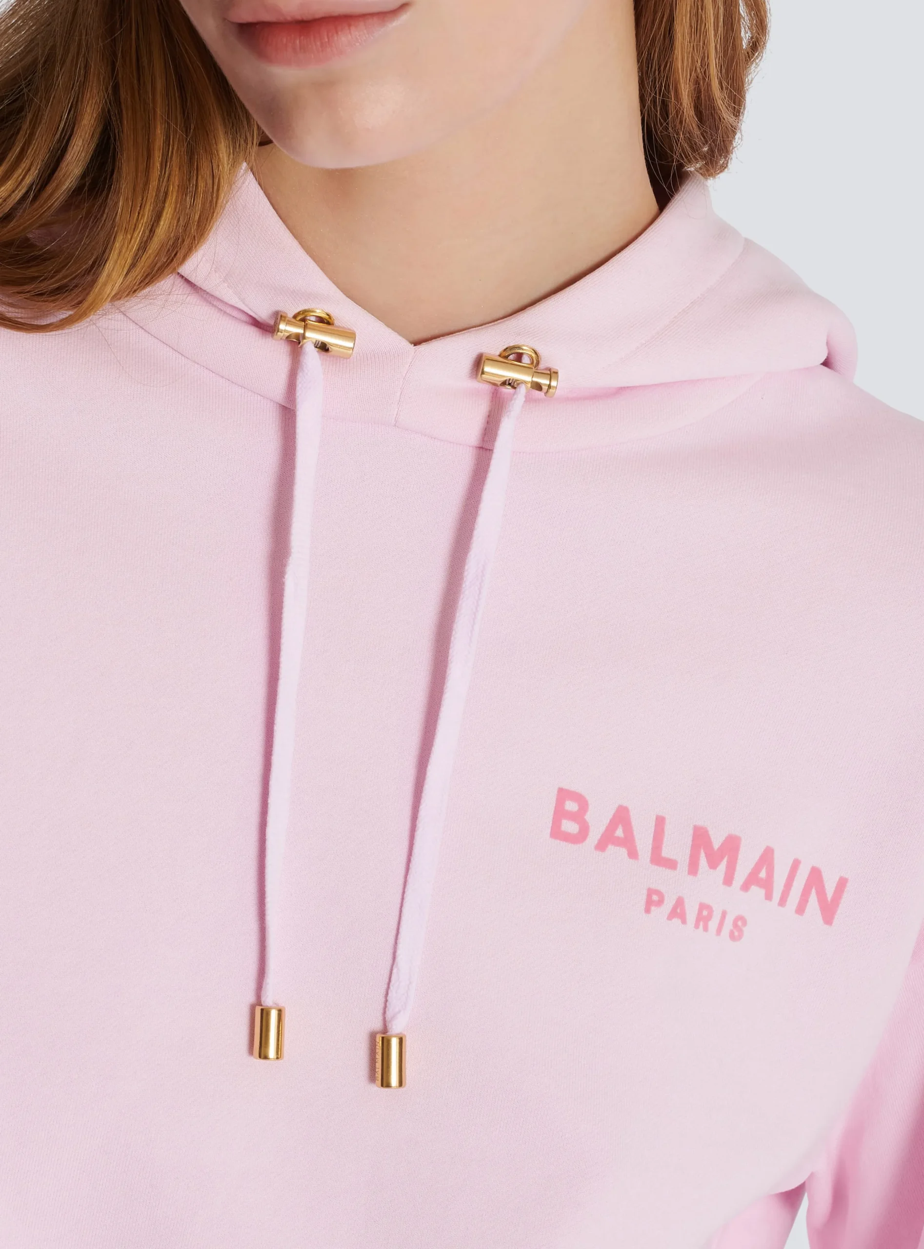 Fashion Flocked Paris Hoodie Women Sweatshirts