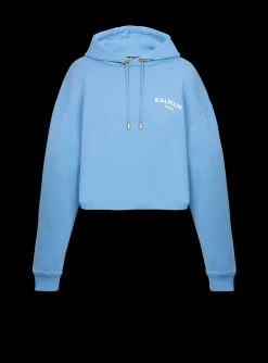 Store Flocked Paris Hoodie Women Sweatshirts
