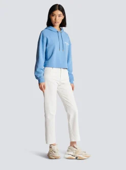 Store Flocked Paris Hoodie Women Sweatshirts
