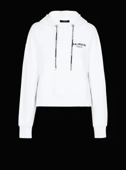 Best Sale Flocked Paris Hoodie Women Sweatshirts