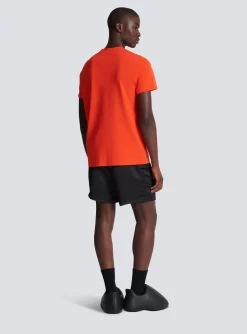 Hot Flocked T-shirt Sportswear|T-Shirts