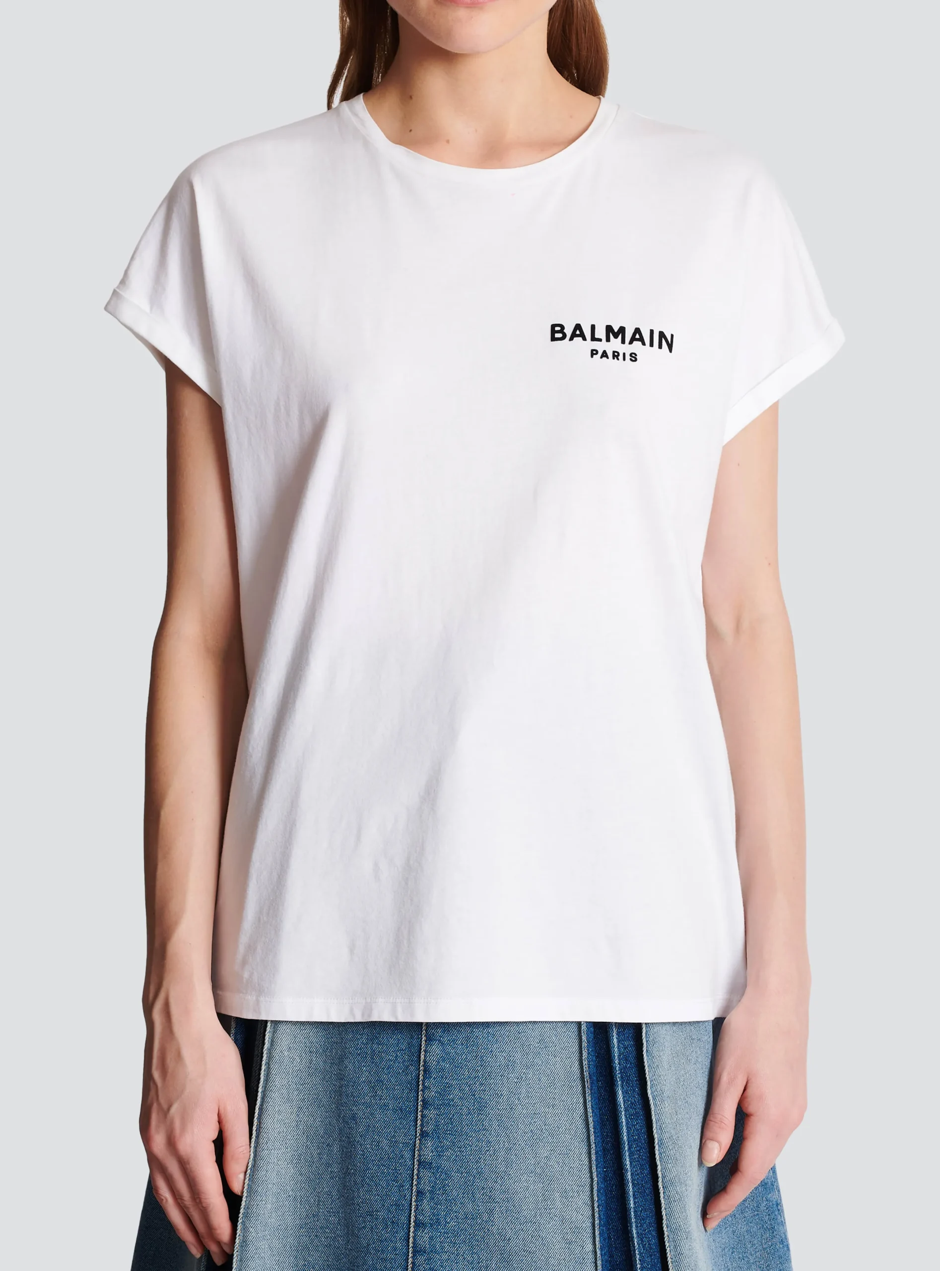 Flash Sale Flocked T-shirt Women T-Shirts