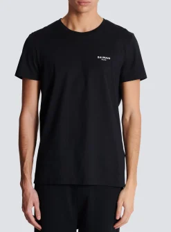 Fashion Flocked T-shirt Sportswear|T-Shirts