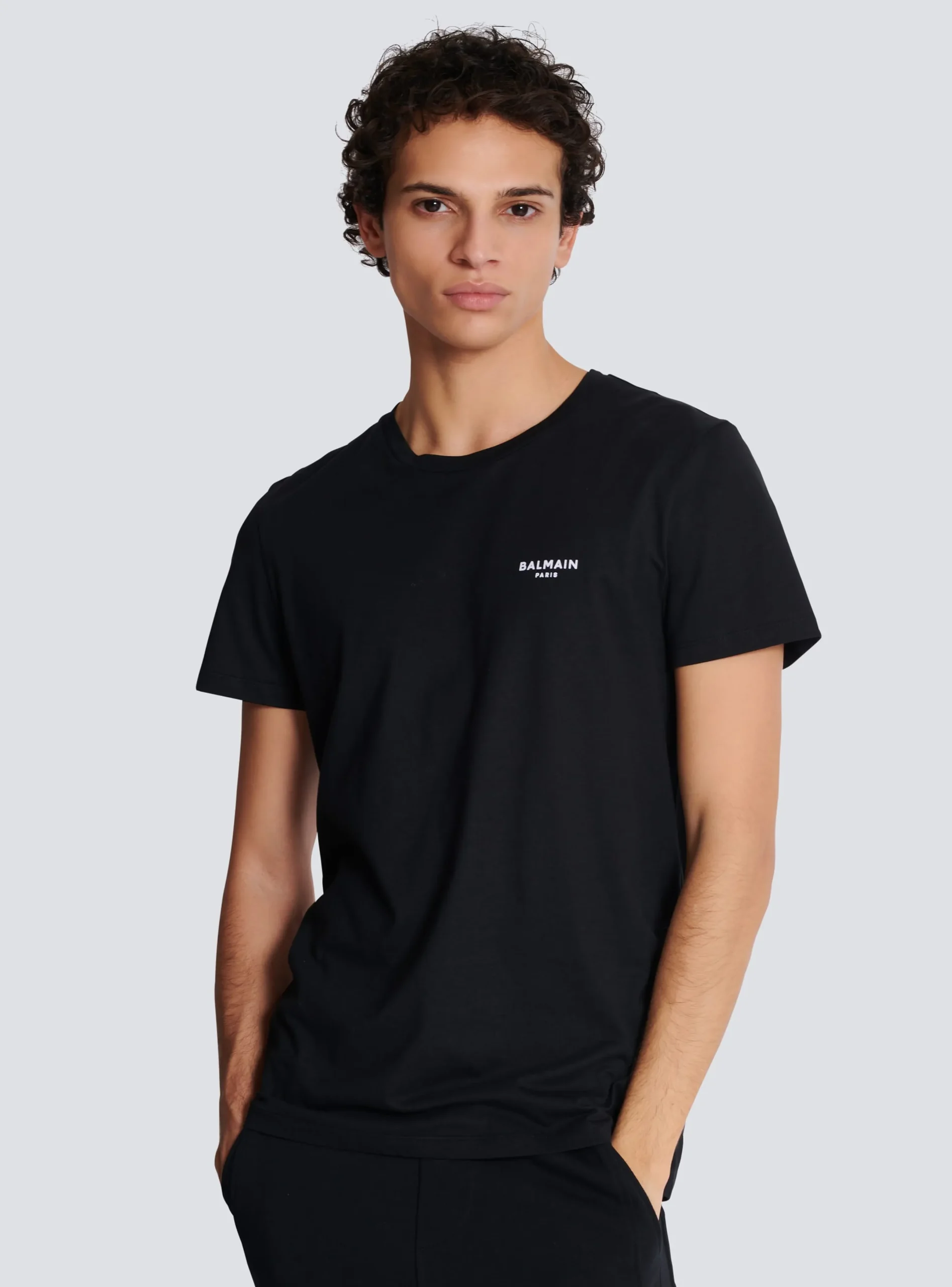 Fashion Flocked T-shirt Sportswear|T-Shirts