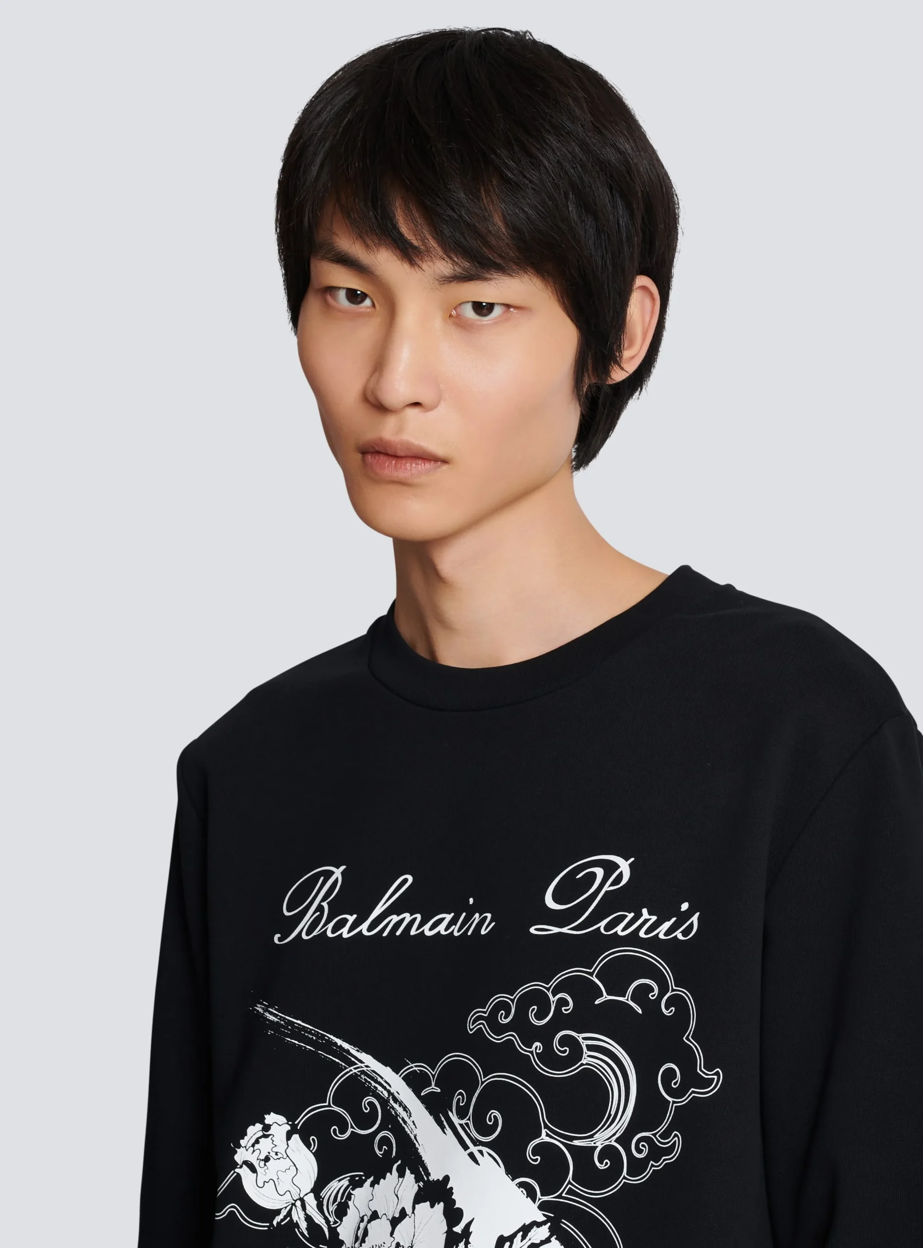 Discount Flower Print Sweatshirt Sweatshirts