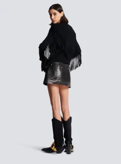Online Fringed Fine Knit Cardigan Women Knitwear