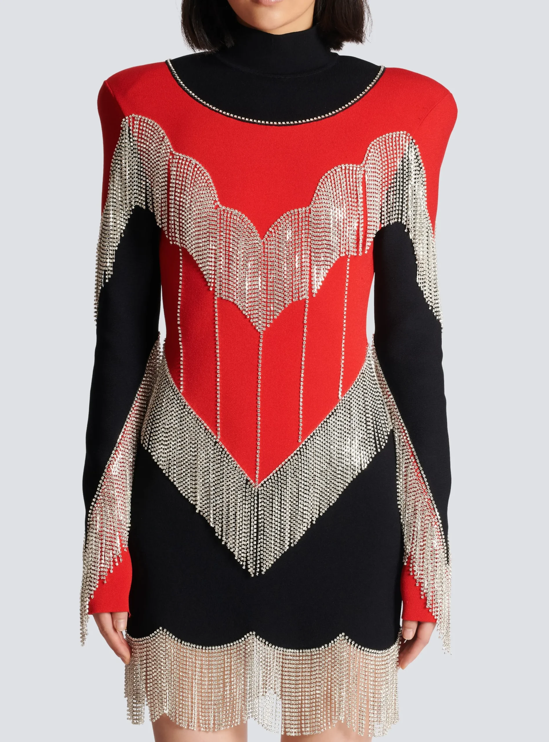 Discount Fringed Knit Dress Women Knitwear|Dresses