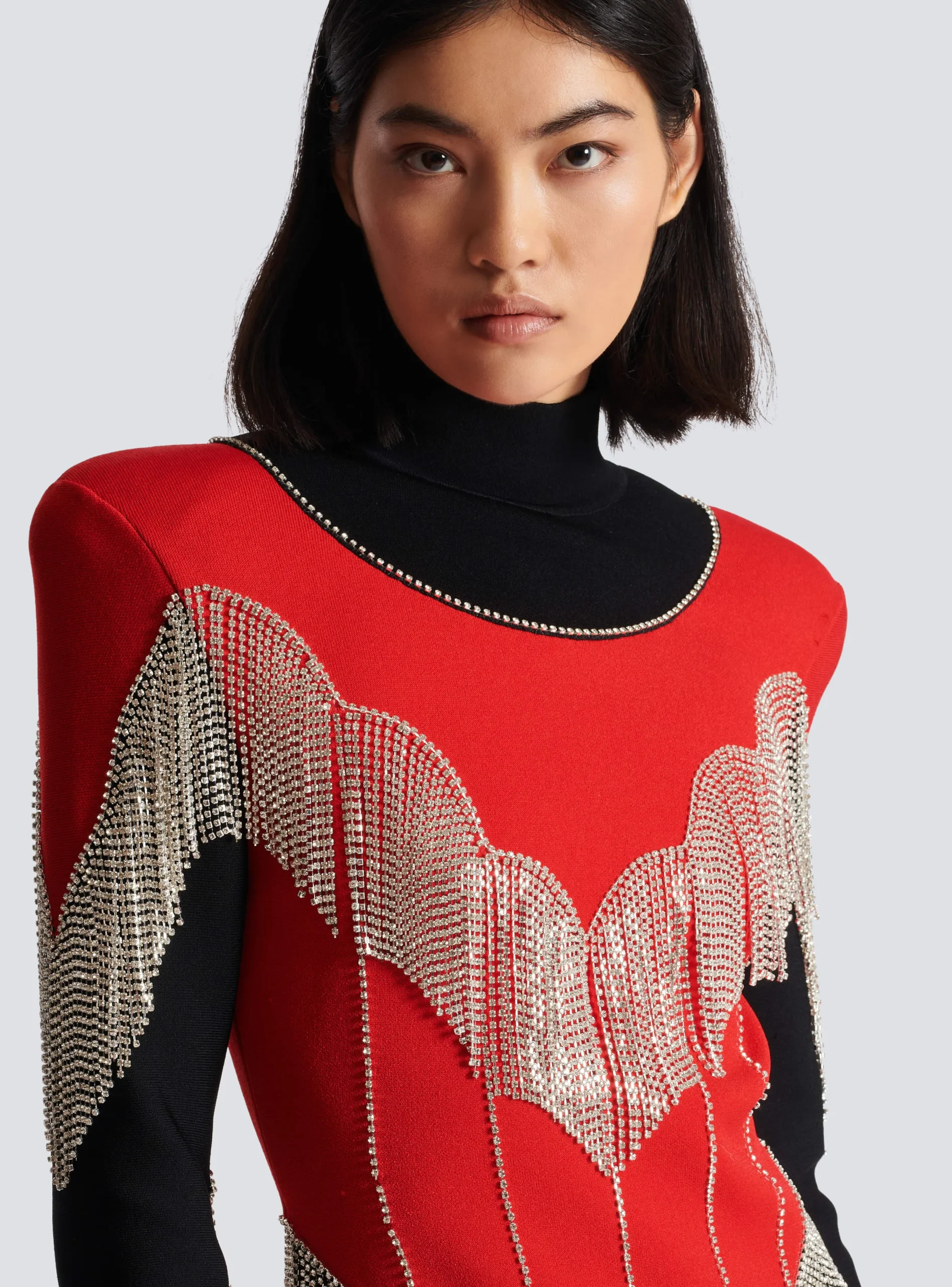 Discount Fringed Knit Dress Women Knitwear|Dresses