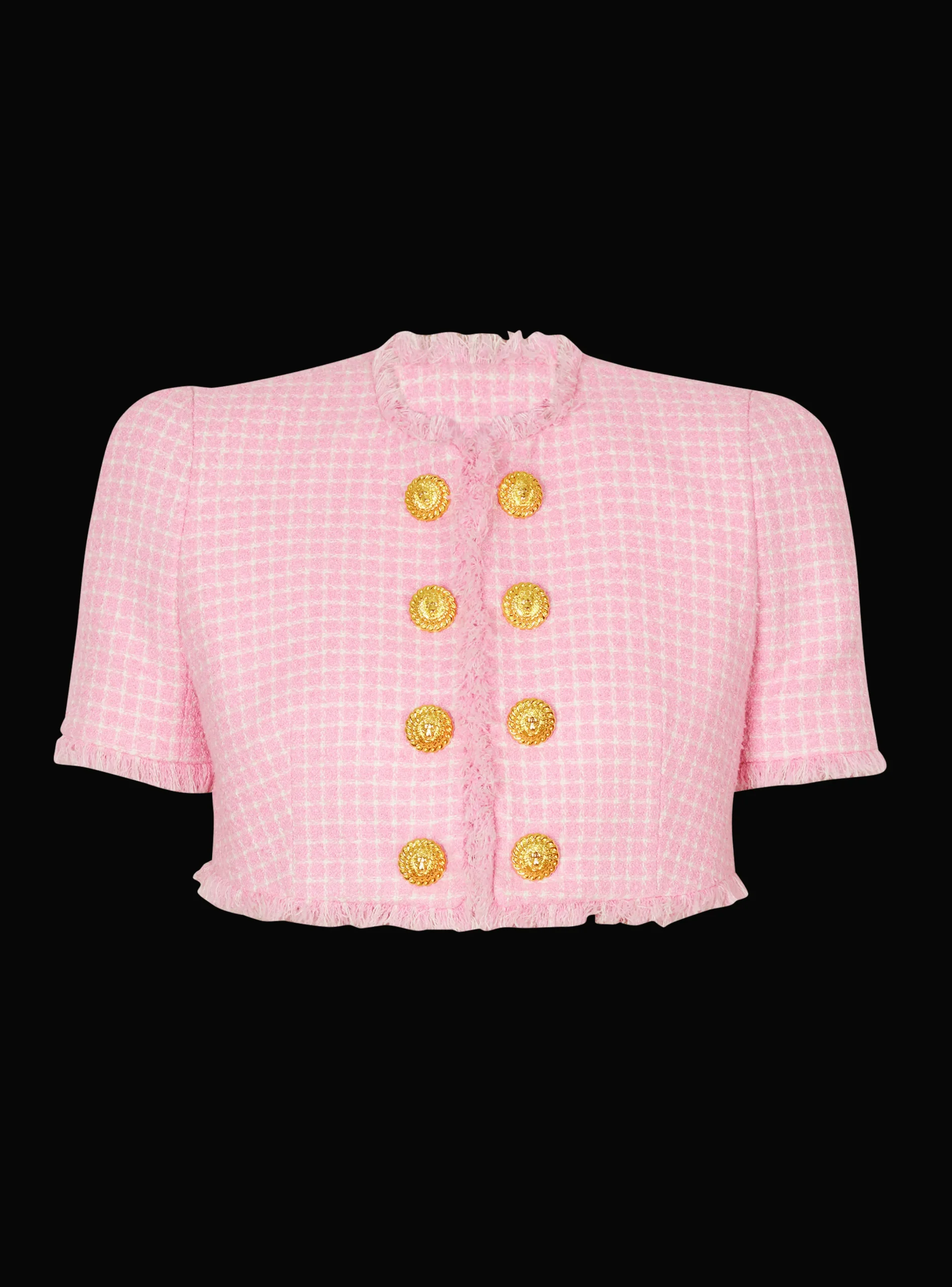 Best Gingham Tweed Jacket Women Jackets And Blazers