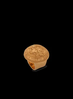 New -tone Brass Coin Ring Women Fashion Jewelry
