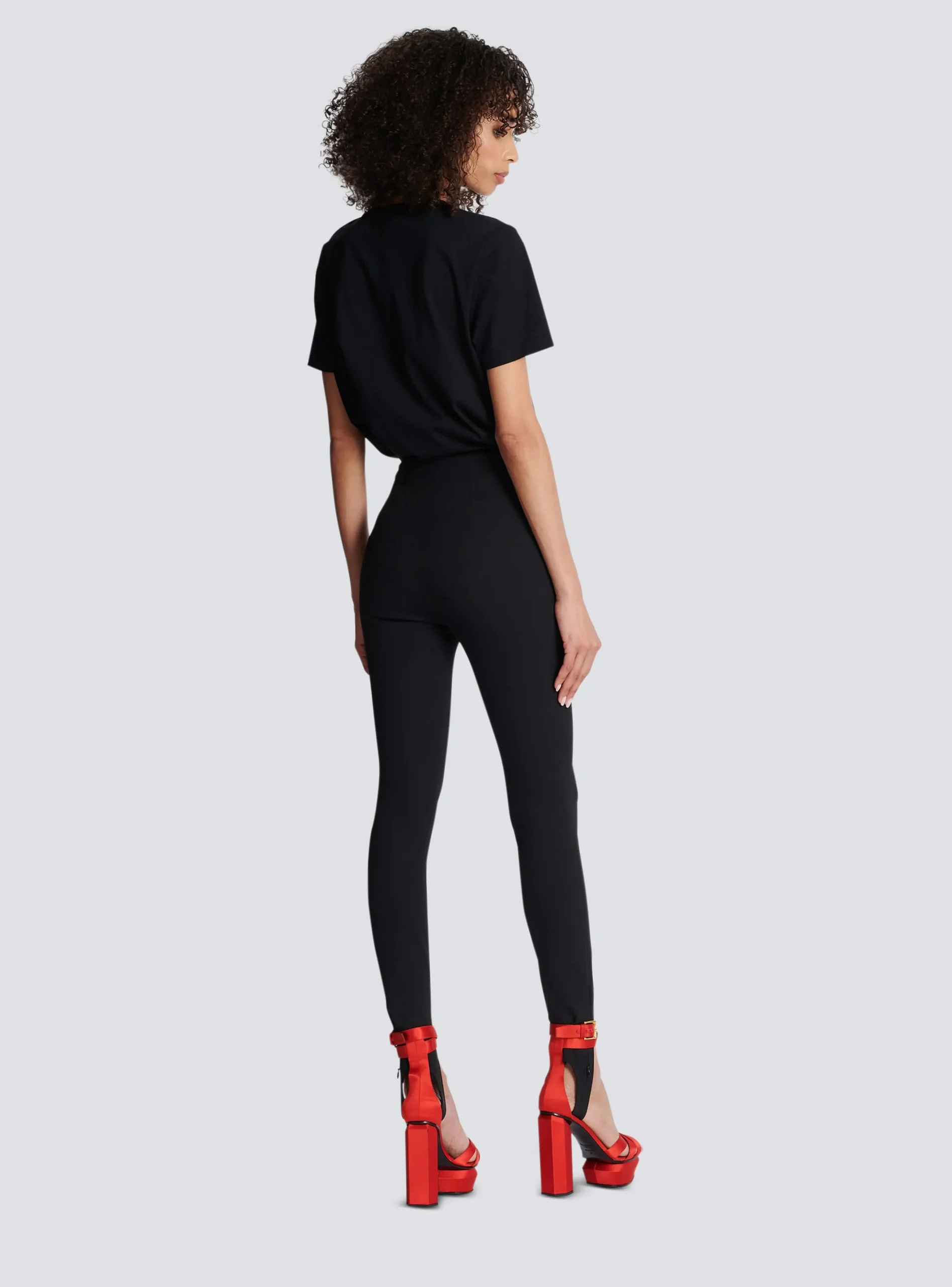 Shop Grain De Poudre Form-hugging Stretch Trousers Women Trousers And Shorts