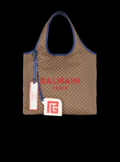 Hot Grocery Bag In Monogram Canvas And Smooth Leather Women Handbags|B-Army Bags