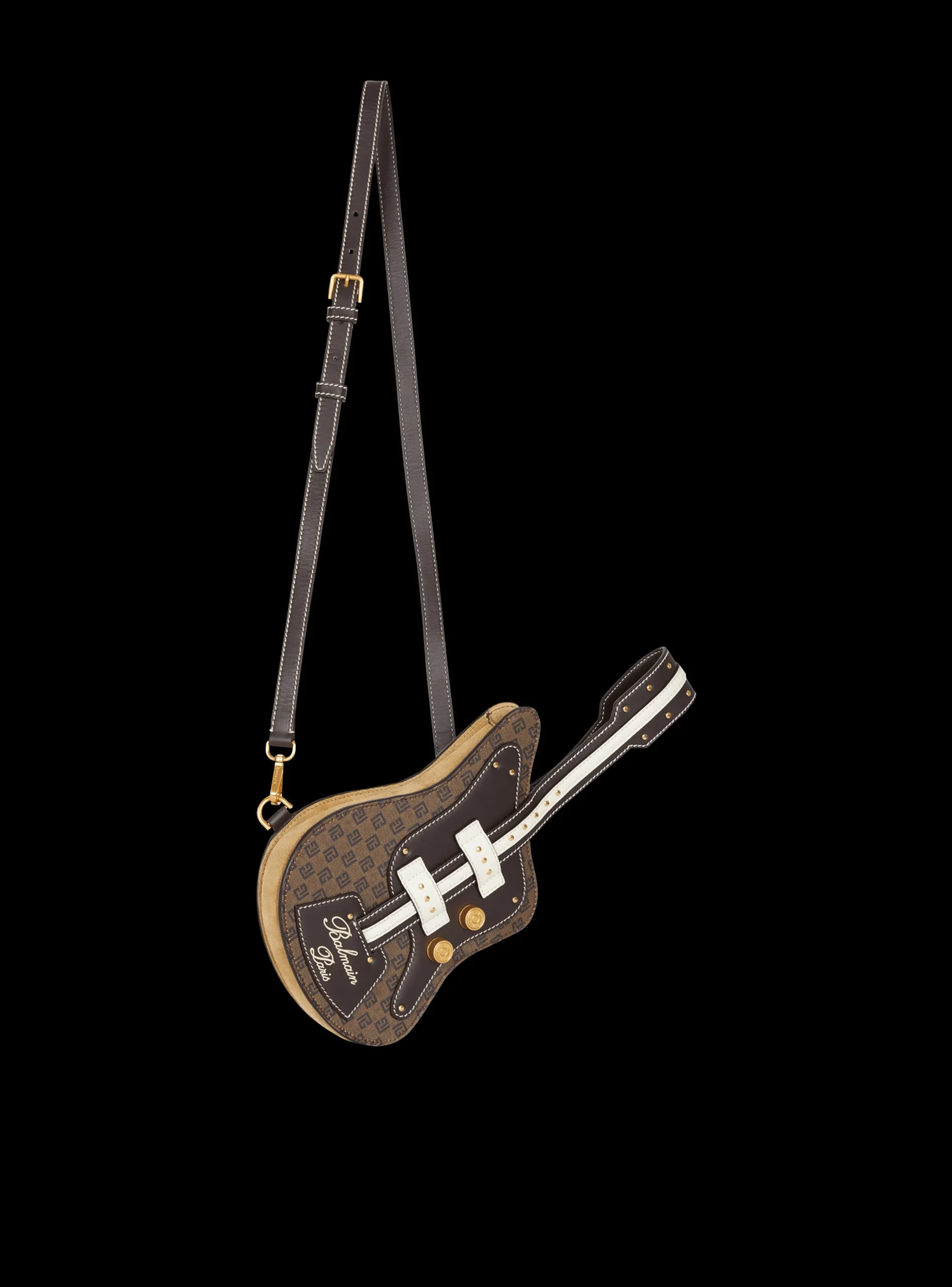 Cheap Guitar Bag Clutch With Leather And Monogram Detailing Women Mini Bags|Shoulder Bags
