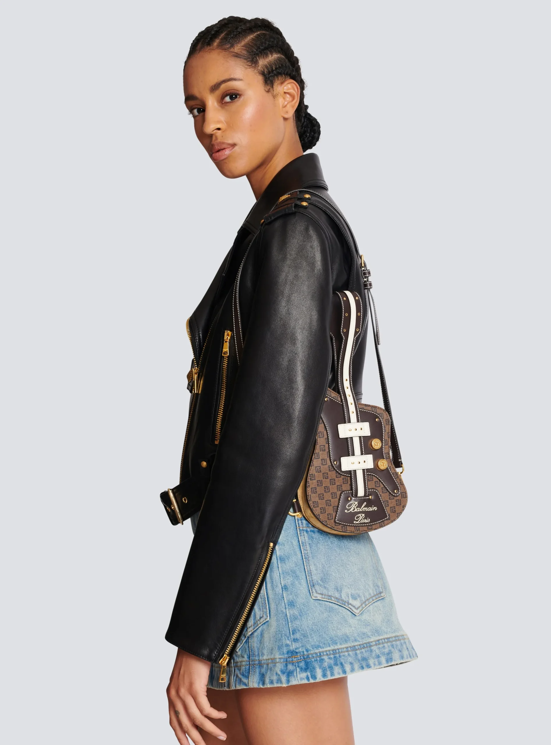 Cheap Guitar Bag Clutch With Leather And Monogram Detailing Women Mini Bags|Shoulder Bags