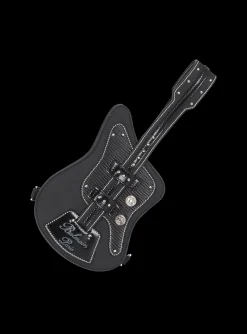 Cheap Guitar Rubber-effect Leather Clutch Women Cross-Body Bags|Special Bags