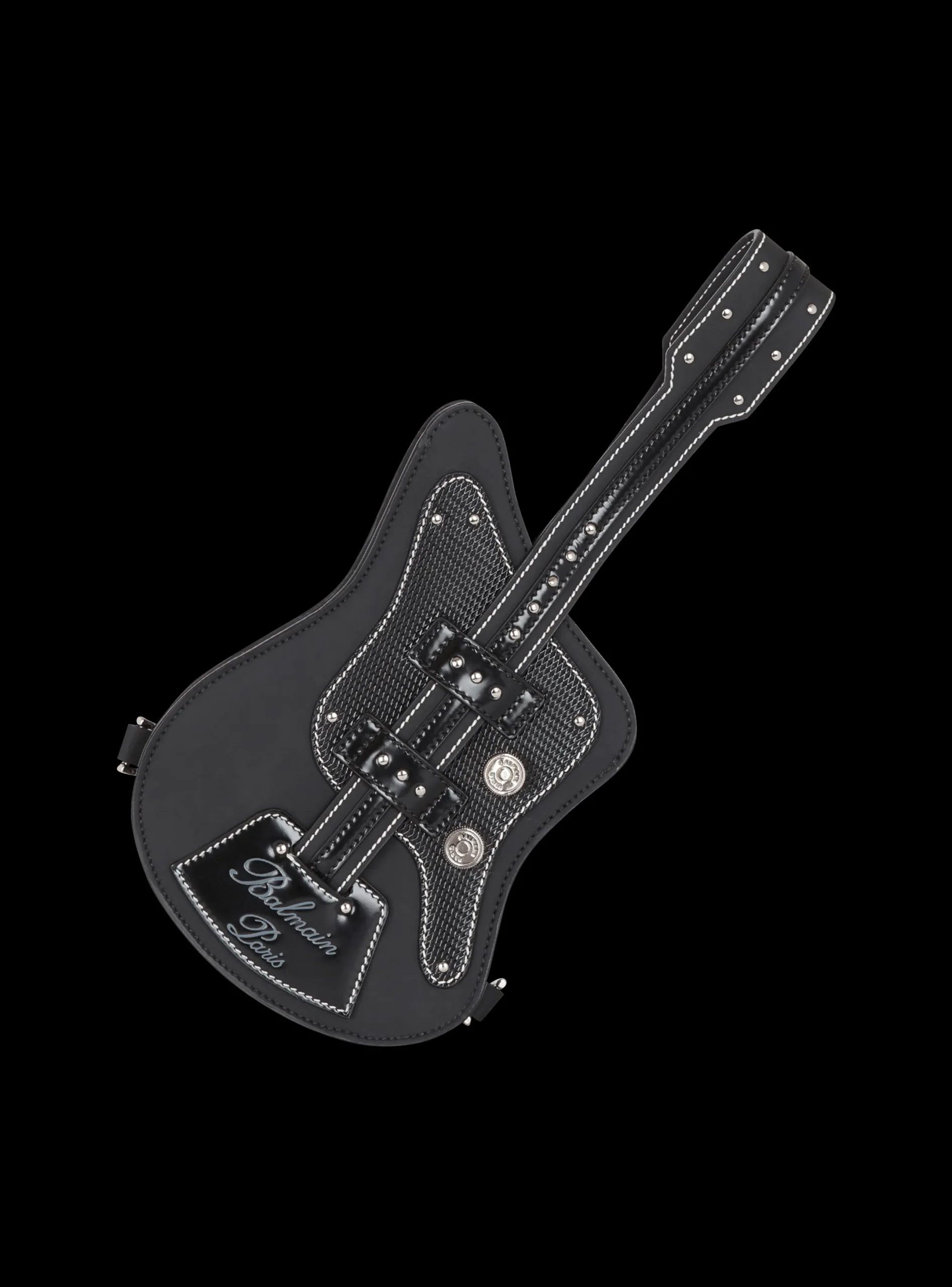 Cheap Guitar Rubber-effect Leather Clutch Women Cross-Body Bags|Special Bags