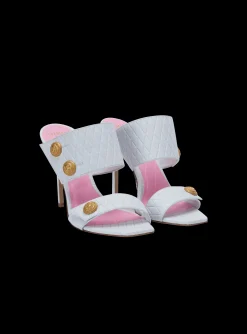 Fashion Heeled Eva Leather Mules Women High Heels & Pumps