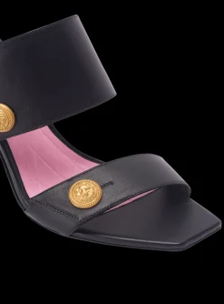 Best Sale Heeled Eva Mules In Calfskin Women High Heels & Pumps