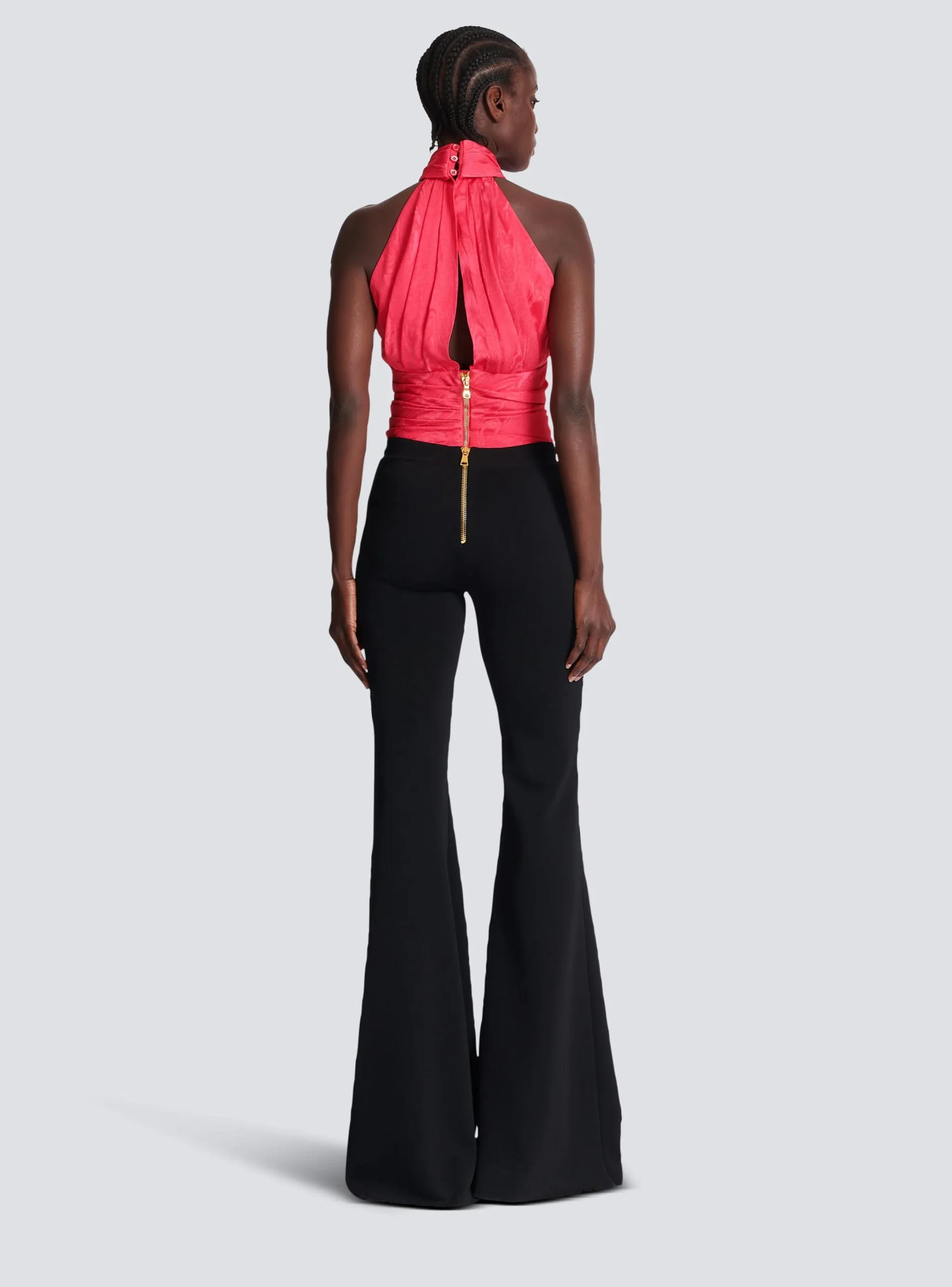 Outlet High-waisted Flared Trousers Women Trousers And Shorts|Knitwear