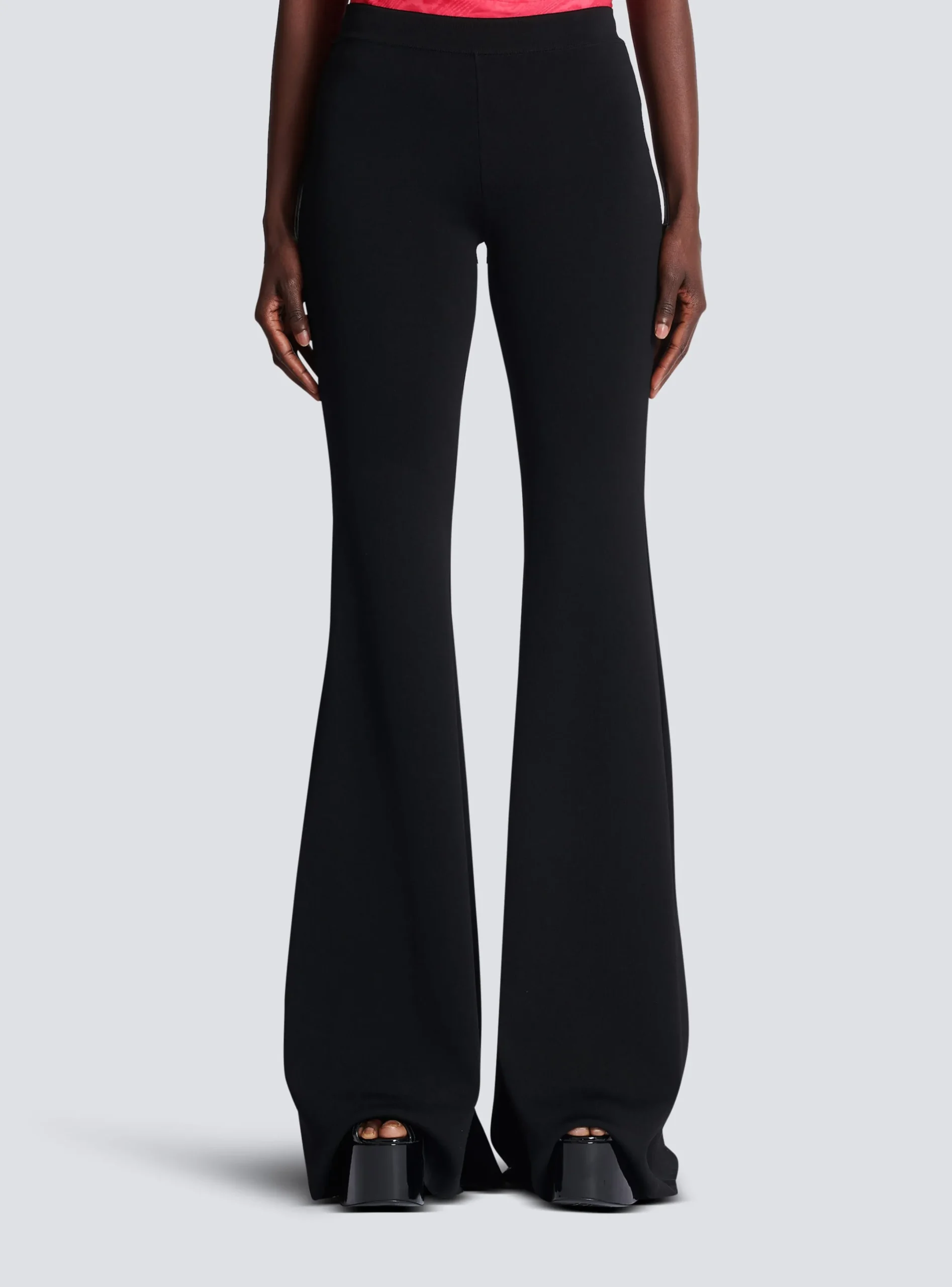 Outlet High-waisted Flared Trousers Women Trousers And Shorts|Knitwear