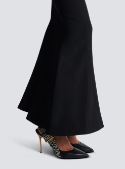 Shop High-waisted Long Skirt With Buttons Women Skirts